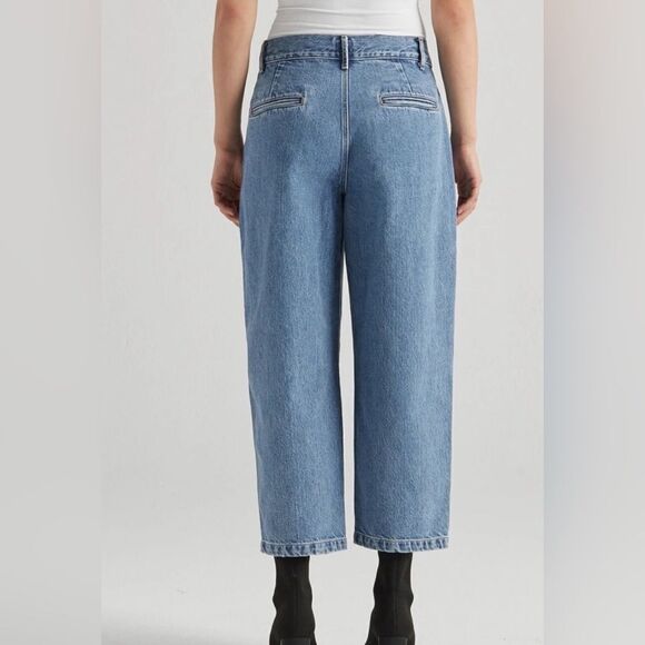 NWOT EDWIN Women’s Maiia Wide Leg Crop Trouser Jeans - Size XS (24/25) - Picture 11 of 13